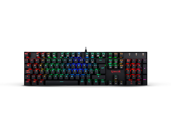 Teclado Mecánico Redragon Mitra K551 RGB Red Switch