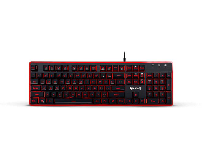 Teclado de Membrana Redragon Dyaus K509 Black RGB