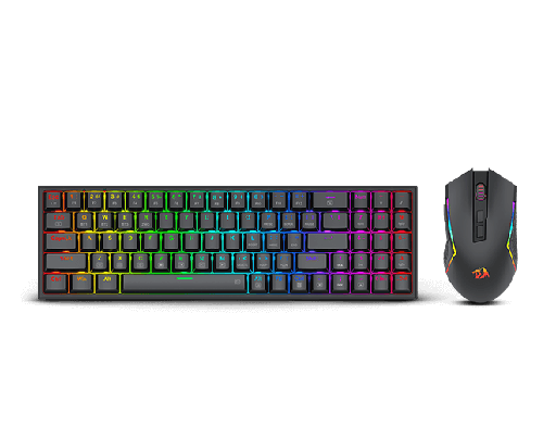 [KITEMOINRES136] Kit Teclado y Mouse Inalámbrico Redragon S136