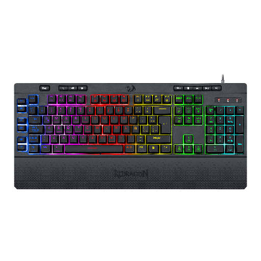 [TEMERESHK512BLRG] Teclado de Membrana Redragon Shiva K512 Black RGB